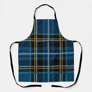 Checkered pattern apron