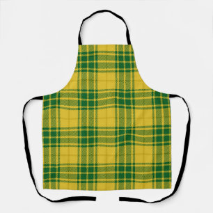 Checkered pattern apron