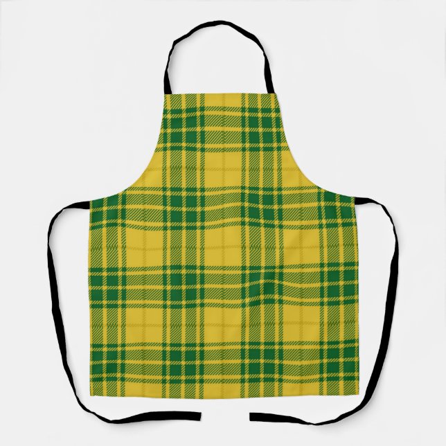 Checkered pattern apron (Front)