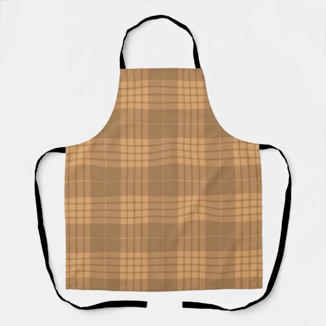 Checkered pattern apron (Front)