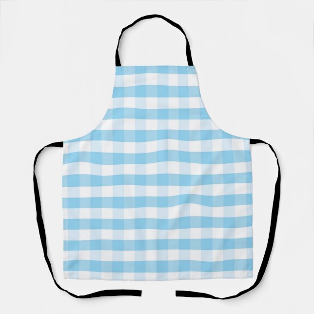 Checkered pattern apron (Front)