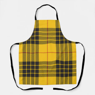 Checkered pattern apron