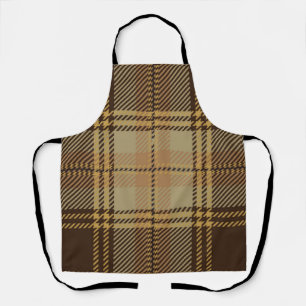 Checkered pattern apron