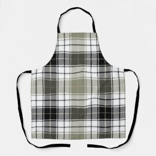 Checkered pattern apron