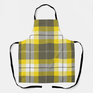 Checkered pattern apron