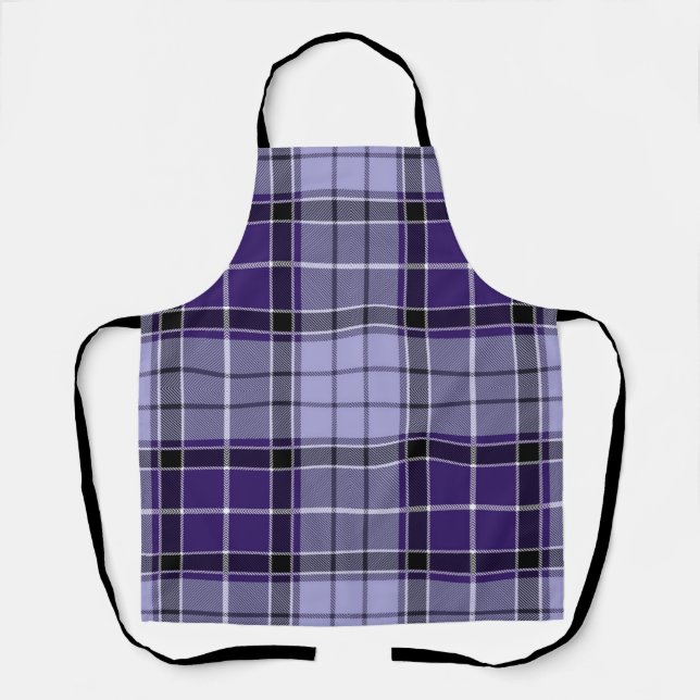 Checkered pattern apron (Front)