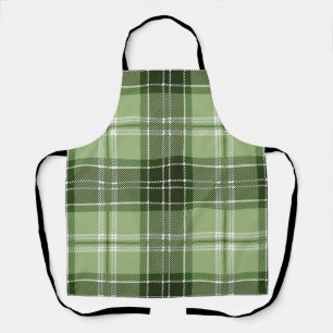 Checkered pattern apron