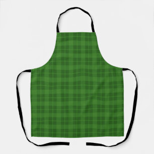 Checkered pattern apron