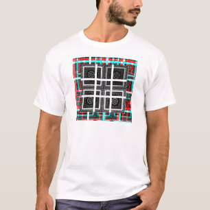 Checkered Pattern Art Print T-Shirt