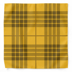 Checkered pattern bandana