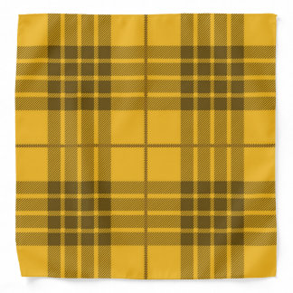 Checkered pattern bandana