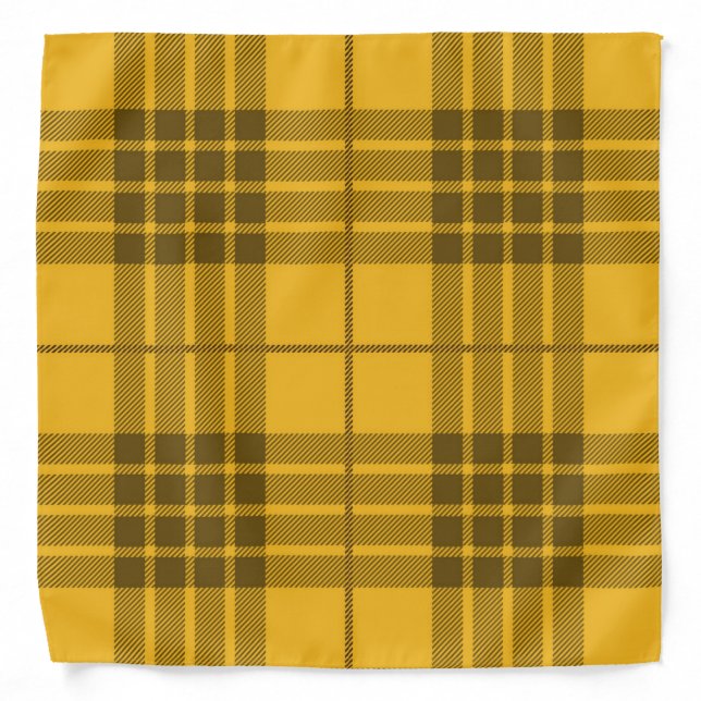 Checkered pattern bandana (Front)