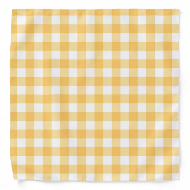 Checkered pattern bandana (Front)