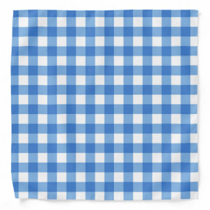 Checkered pattern bandana