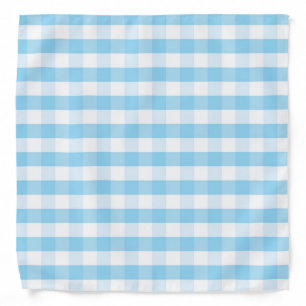 Checkered pattern bandana