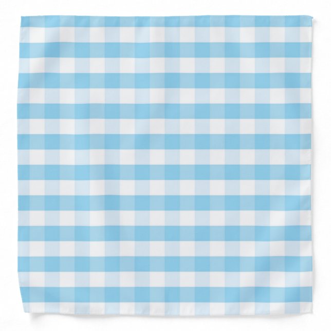 Checkered pattern bandana (Front)