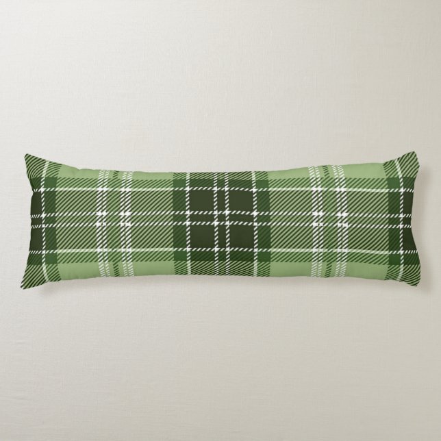 Checkered pattern body pillow (Front)