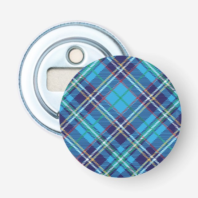 Checkered pattern bottle opener (Front)
