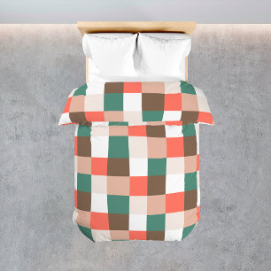 Checkered Pattern Boy Bedroom Duvet Cover