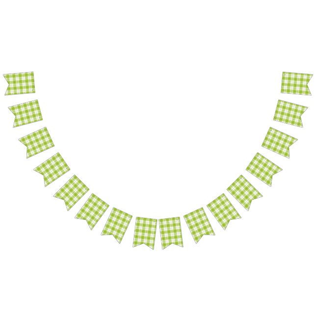 Checkered pattern bunting flags (All)