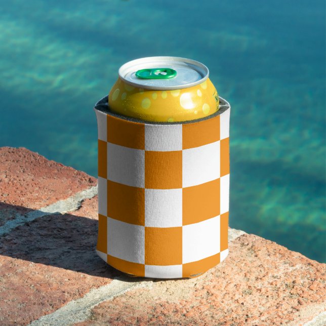 Checkered Pattern Can Cooler (In Situ Pool)