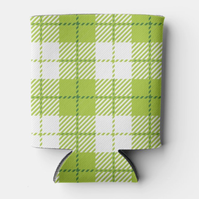 Checkered pattern can cooler (Front)