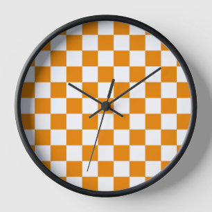 Checkered Pattern Clock