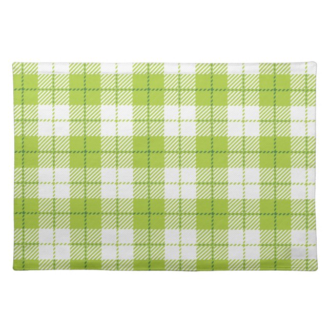 Checkered pattern cloth placemat (Front)
