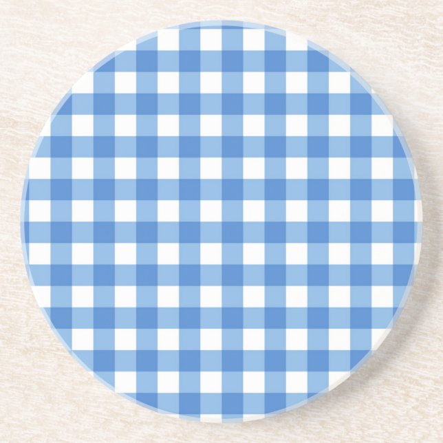 Checkered pattern coaster (Front)