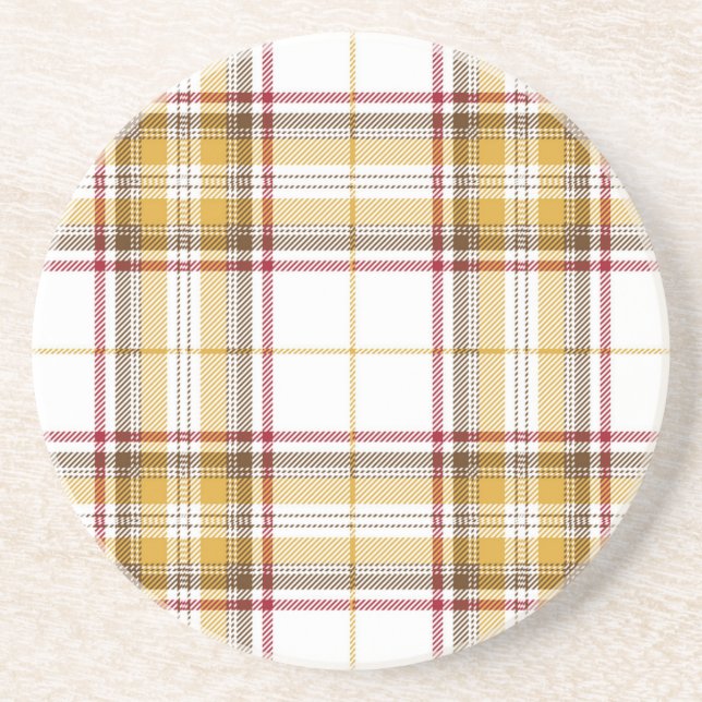 Checkered pattern coaster (Front)