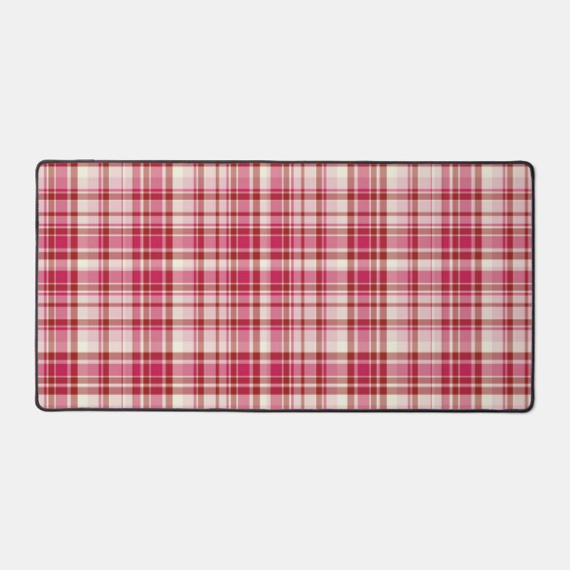 Checkered pattern desk mat (Front)