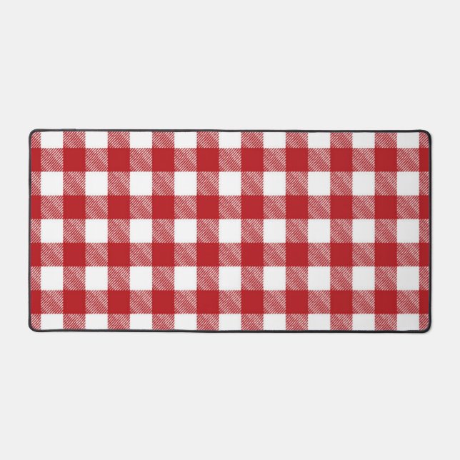 Checkered pattern desk mat (Front)