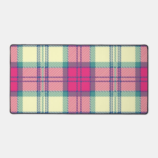 Checkered pattern desk mat (Front)