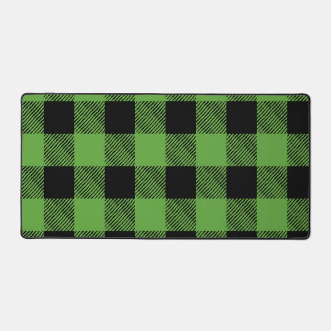 Checkered pattern desk mat (Front)