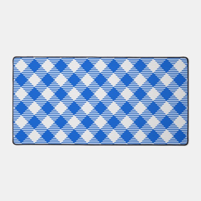 Checkered pattern desk mat (Front)