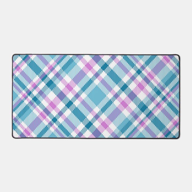 Checkered pattern desk mat (Front)