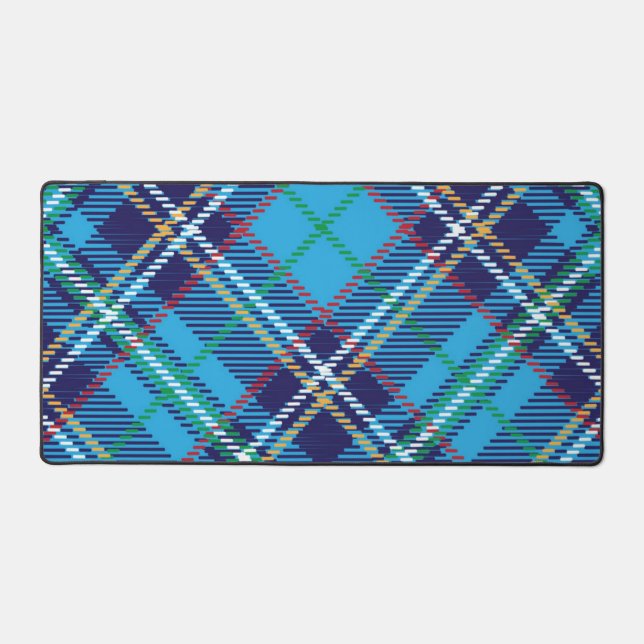 Checkered pattern desk mat (Front)