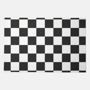 Checkered pattern doormat
