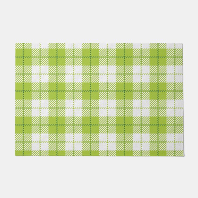 Checkered pattern doormat (Front)