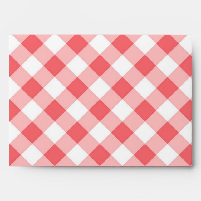 Checkered pattern envelope (Front)