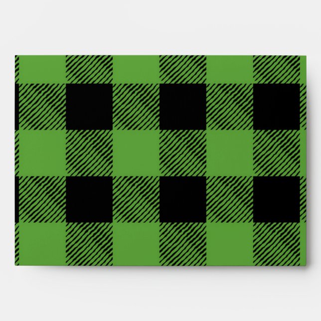 Checkered pattern envelope (Front)