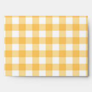 Checkered pattern envelope