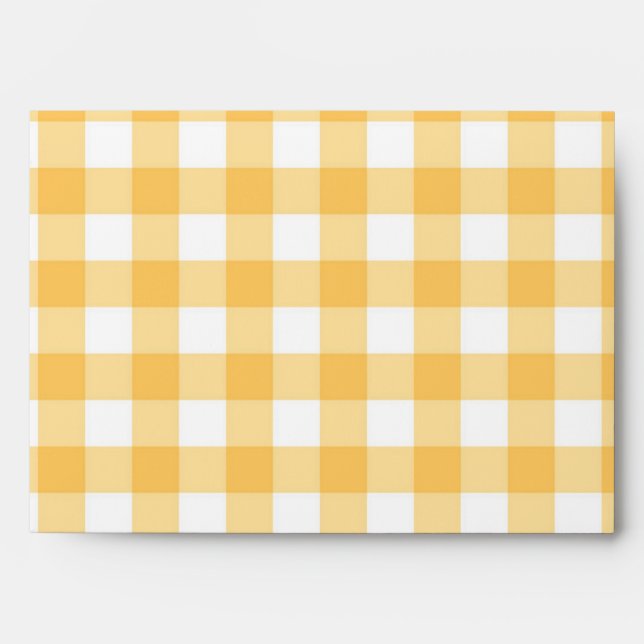 Checkered pattern envelope (Front)