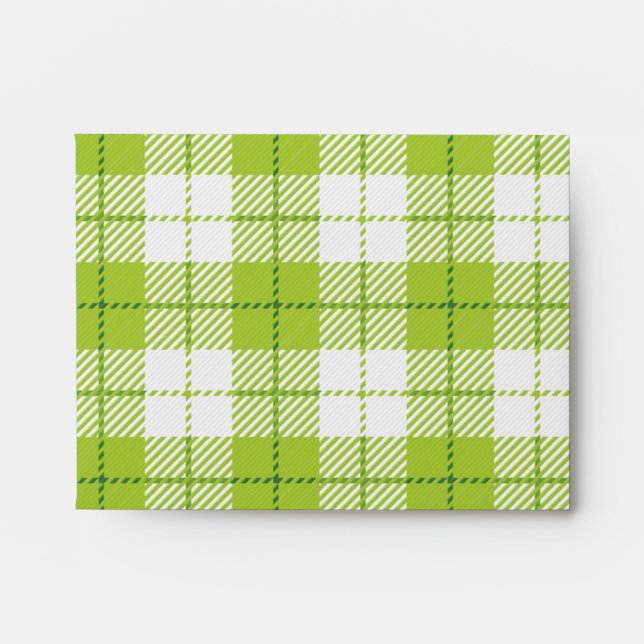 Checkered pattern envelope (Front)