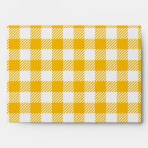 Checkered pattern envelope