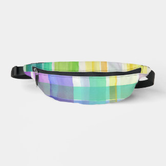 Checkered Pattern Fanny Pack