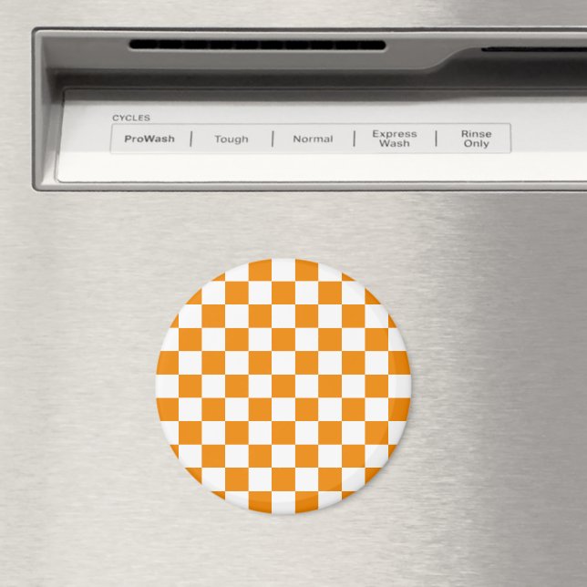 Checkered Pattern Magnet (In Situ (Dishwasher))