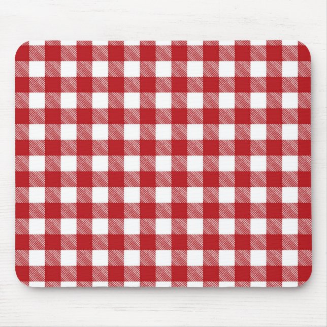 Checkered pattern mouse pad (Front)