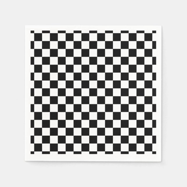 Checkered Pattern Napkins (Front)