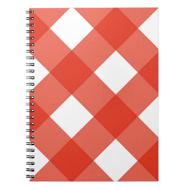Checkered pattern notebook (Front)